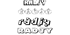 Coloriage Radjy