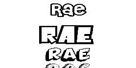Coloriage Rae