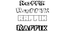 Coloriage Raffik