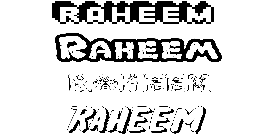 Coloriage Raheem