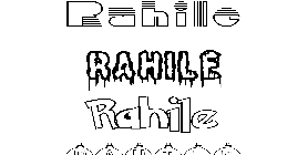 Coloriage Rahile