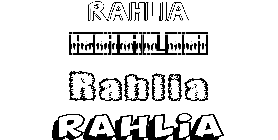 Coloriage Rahlia