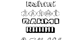 Coloriage Rahmi