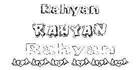 Coloriage Rahyan