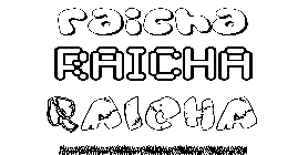 Coloriage Raicha