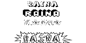 Coloriage Raina