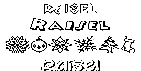 Coloriage Raisel