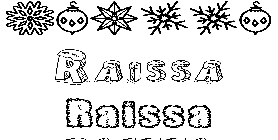 Coloriage Raissa