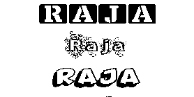 Coloriage Raja