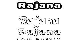 Coloriage Rajana