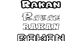 Coloriage Rakan