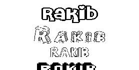 Coloriage Rakib