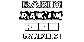 Coloriage Rakim