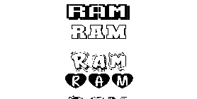 Coloriage Ram