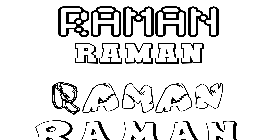 Coloriage Raman