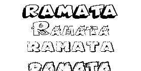 Coloriage Ramata