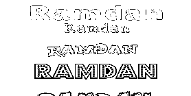 Coloriage Ramdan