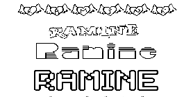 Coloriage Ramine