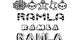 Coloriage Ramla