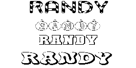 Coloriage Randy