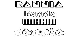 Coloriage Rannia