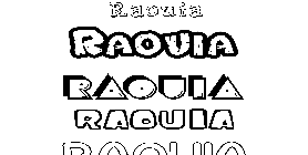 Coloriage Raouia
