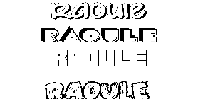 Coloriage Raoule