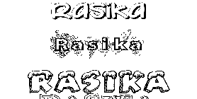 Coloriage Rasika