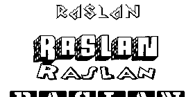 Coloriage Raslan