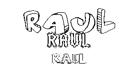 Coloriage Raul