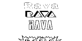 Coloriage Rava