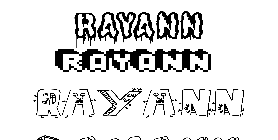 Coloriage Rayann