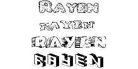 Coloriage Rayen