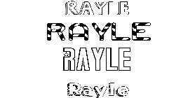Coloriage Rayle