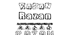 Coloriage Razan