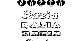 Coloriage Razia