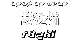 Coloriage Razki