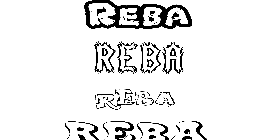 Coloriage Reba