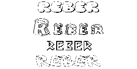 Coloriage Reber