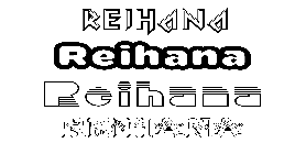 Coloriage Reihana