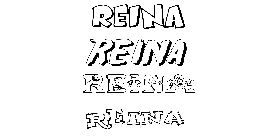 Coloriage Reina