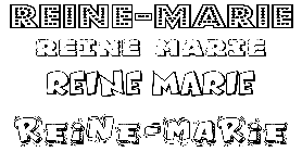 Coloriage Reine-Marie