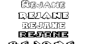 Coloriage Rejane