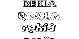 Coloriage Rekia