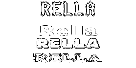 Coloriage Rella