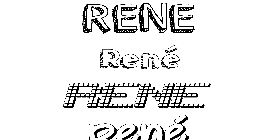 Coloriage René