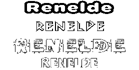 Coloriage Renelde