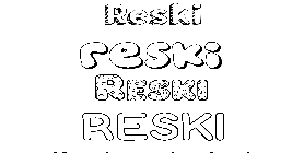 Coloriage Reski