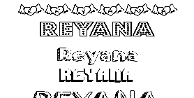 Coloriage Reyana