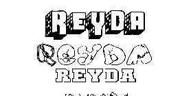 Coloriage Reyda